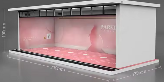 Garage | Multiple cars | Pink room